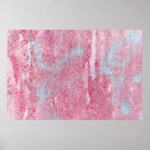 Metallstruktur mit Kratzern und Rissen abstrakt, Poster