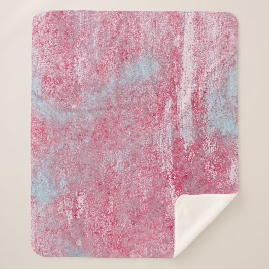 Metallstruktur mit Kratzern und Rissen abstrakt,  Sherpadecke (Vorderseite)