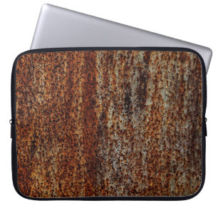 Metallstruktur mit Kratzern und Rissenabstrakt, a Laptopschutzhülle