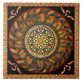 Metallsun-Pracht-Fliese Fliese (Vorderseite)