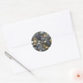 Metalltasten Runder Aufkleber (Umschlag)