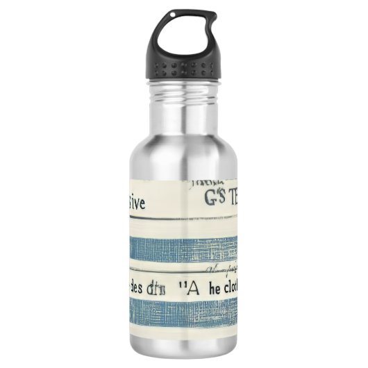 Metalltherme mit Ozean Edelstahlflasche (Vorderseite)