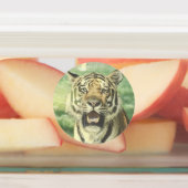 Metalltiger Etiketten (Befestigt)