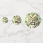 Metalltiger Konfetti (Rückseiten)