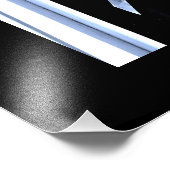 Metalltür-Design Fotodruck (Ecke)