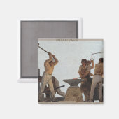 Metallurgie Magnet (Vorderseite/Rückseite)