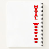 Metallverarbeitung Notizblock (Rückseite)