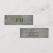 MetallVisitenkarte Mini Visitenkarte (Vorne/Hinten)