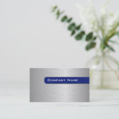 MetallVisitenkarte-Schablone Visitenkarte (Stehend Vorderseite)