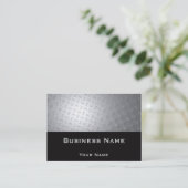 MetallVisitenkarte Visitenkarte (Stehend Vorderseite)