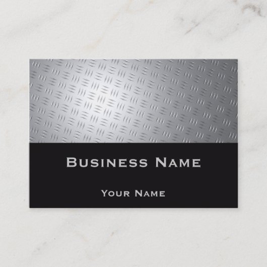 MetallVisitenkarte Visitenkarte (Vorderseite)