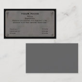 MetallVisitenkarten II Visitenkarte (Vorne/Hinten)