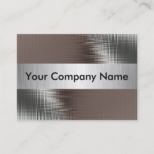 MetallVisitenkarten mit Klasse Visitenkarte (Vorderseite)