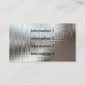 MetallVisitenkarten Visitenkarte (Rückseite)