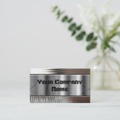 MetallVisitenkarten Visitenkarte (Stehend Vorderseite)