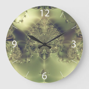 Metallvorhang Große Wanduhr