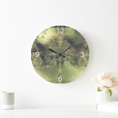 Metallvorhang Große Wanduhr (Zuhause)