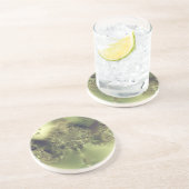 Metallvorhang Sandstein Untersetzer (Seite)