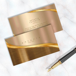 Metallwaage 2-Tone Gold ID806 Visitenkarte