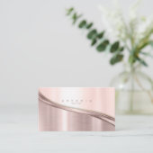 Metallwaage 2-Tone-Rose Gold ID806 Visitenkarte (Stehend Vorderseite)