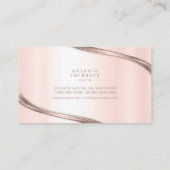 Metallwaage 2-Tone-Rose Gold ID806 Visitenkarte (Rückseite)