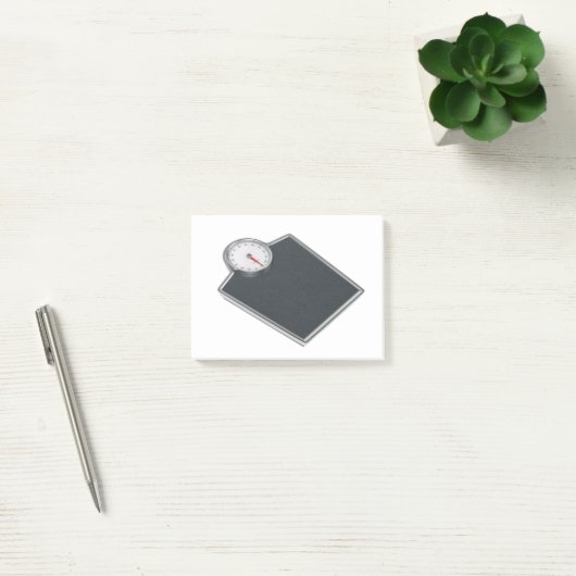 Metallwaage Post-it Klebezettel (Büro)