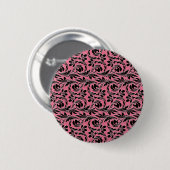 Metallwaagen, Druckknopf Rosa-Schwarz-Button Button (Vorne & Hinten)