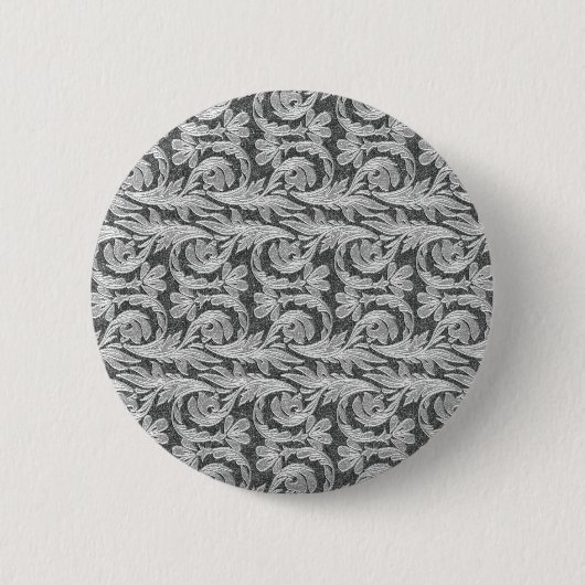Metallwaagen, silberweiße BUTTON-SCHALTFLÄCHE Button (Vorderseite)
