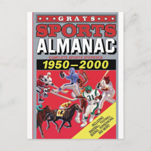 Metallwandkunst Sport Almanach Postkarte