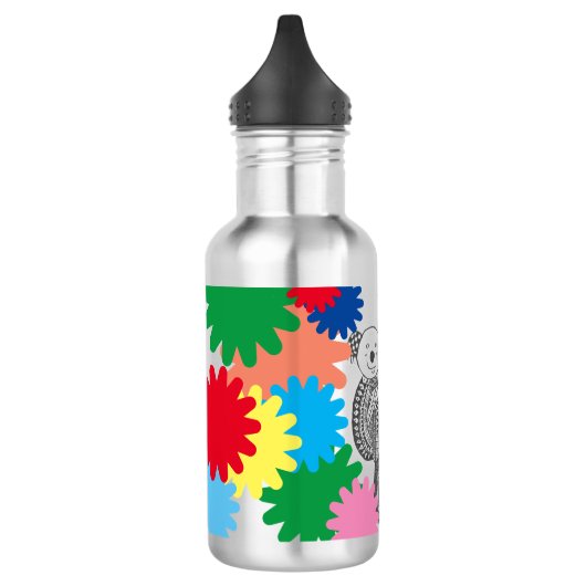 Metallwasserflasche Edelstahlflasche (Links)