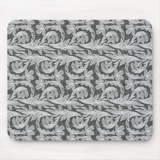 Metallwellen, silberweiße MUSEPAD Mousepad (Vorne)