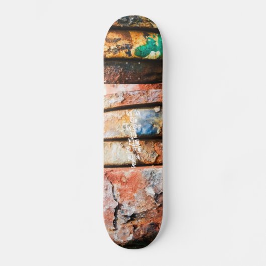 Metallwettlauf zum Kuchen Skateboard (Vorderseite)