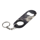 Metallwolke Mini Flaschenöffner (Vorderseite Schrägansicht)