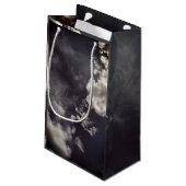 Metallwolken Kleine Geschenktüte (Rückseite Schrägansicht)