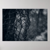 Metallzaun Raster Fine Art Poster (Vorne)