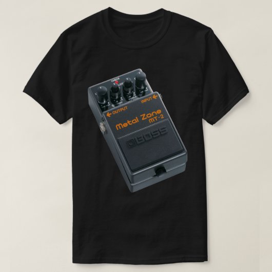 METALLzonen-GITARREN-PEDAL T-Shirt (Design vorne)
