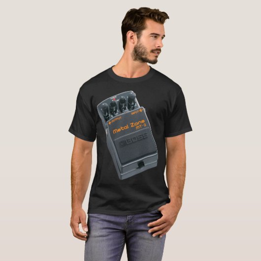 METALLzonen-GITARREN-PEDAL T-Shirt (Vorne ganz)