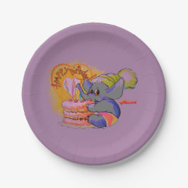 Metalphant Birthday Paper Plate (G) Pappteller