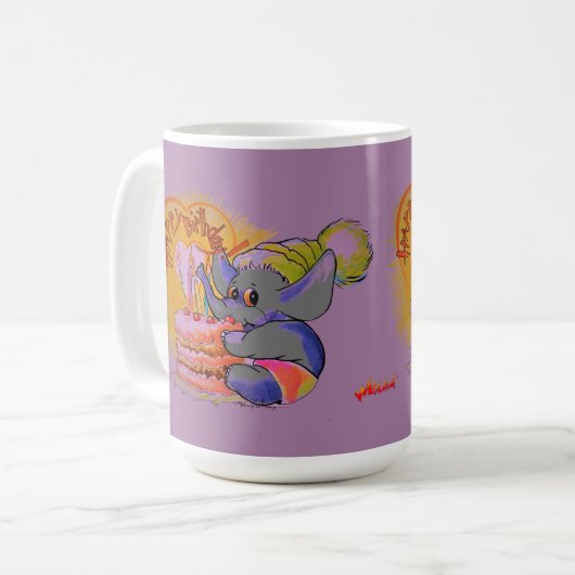 Metalphant Birthday Tasse (G) (Vorderseite Links)