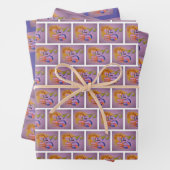 Metalphant Birthday Wrapping Paper Set 3 Geschenkpapier Set (Beispiel)