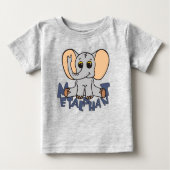 Metalphant Elefant-Baby-T - Shirt (Vorderseite)