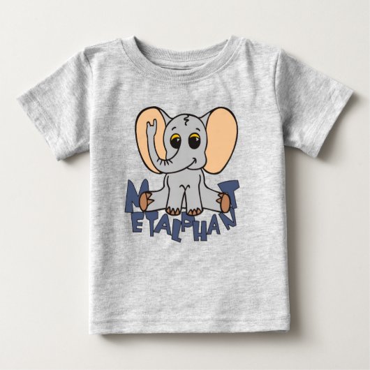 Metalphant Elefant-Baby-T - Shirt (Vorderseite)