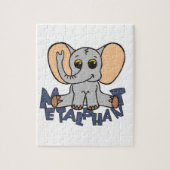 Metalphant Elefant-Puzzlespiel - Singlebild Puzzle (Vertikal)