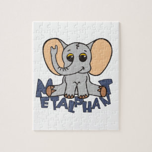 Metalphant Elefant-Puzzlespiel - Singlebild Puzzle