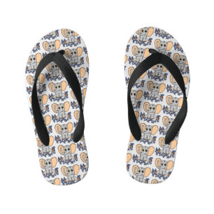 Metalphant Elephant Flip Flops - Multi-Image Kinderbadesandalen