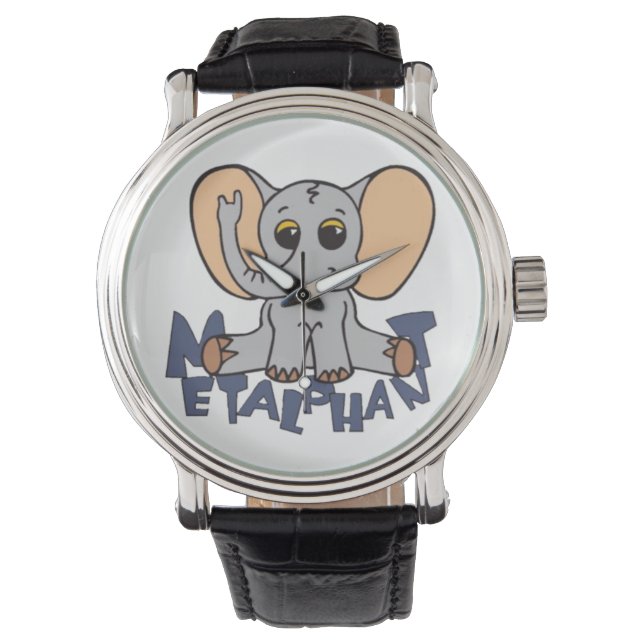Metalphant Elephant Watch Armbanduhr (Vorderseite)