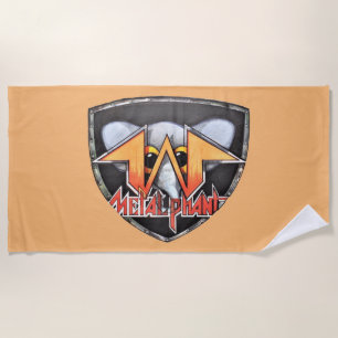 Metalphant Emblem-Badetuch - Singlebild Strandtuch