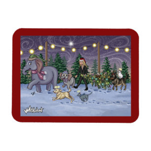 Metalphant-Familienstammbaum-Magnet Magnet