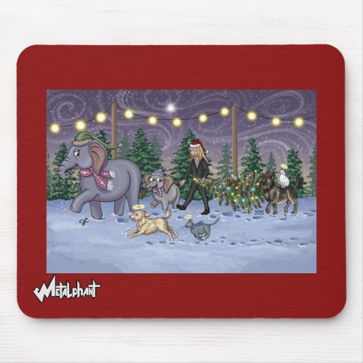 Metalphant-Familienstammbaum-Mauspad Mousepad (Vorne)