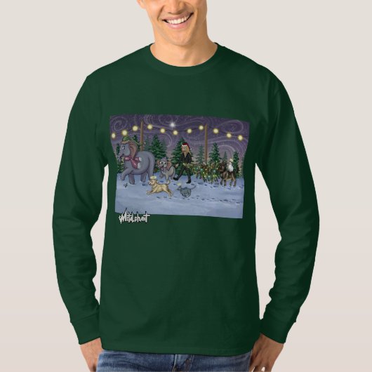 Metalphant Family Tree Adult Long Sleeve T-Shirt (Vorderseite)
